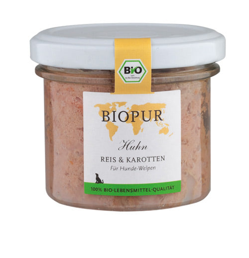 Biopur Hund | Welpen | Huhn, Reis & Karotten-PetsFinest