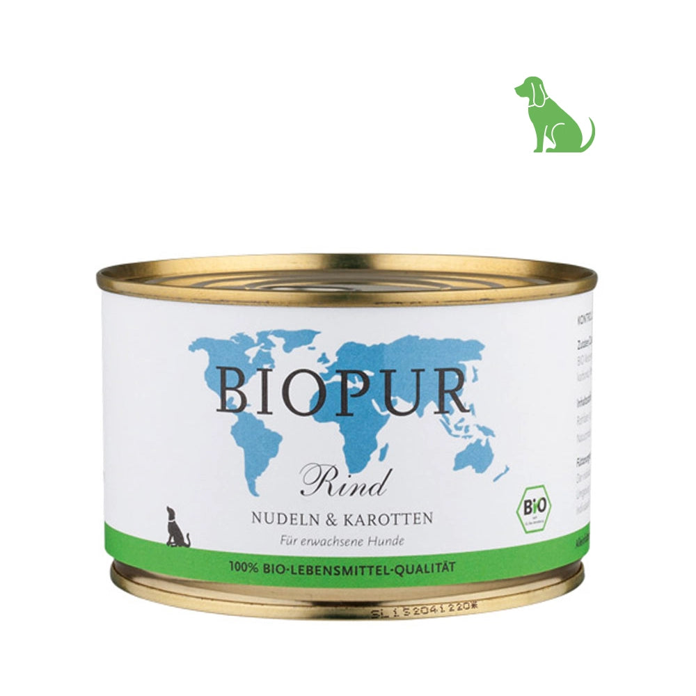 Biopur Hund | Rind Nudeln & Karotten