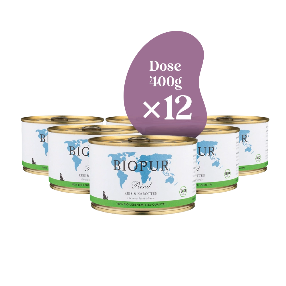 Biopur Hund | Rind Reis & Karotten