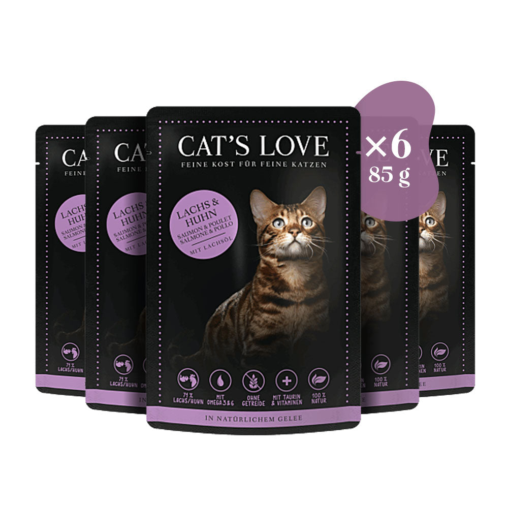 CAT'S LOVE | ADULT Lachs & Huhn-PetsFinest