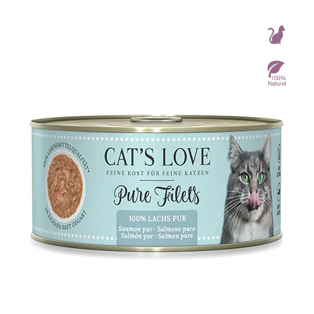 CAT'S LOVE | FILET Pur - Lachs-PetsFinest