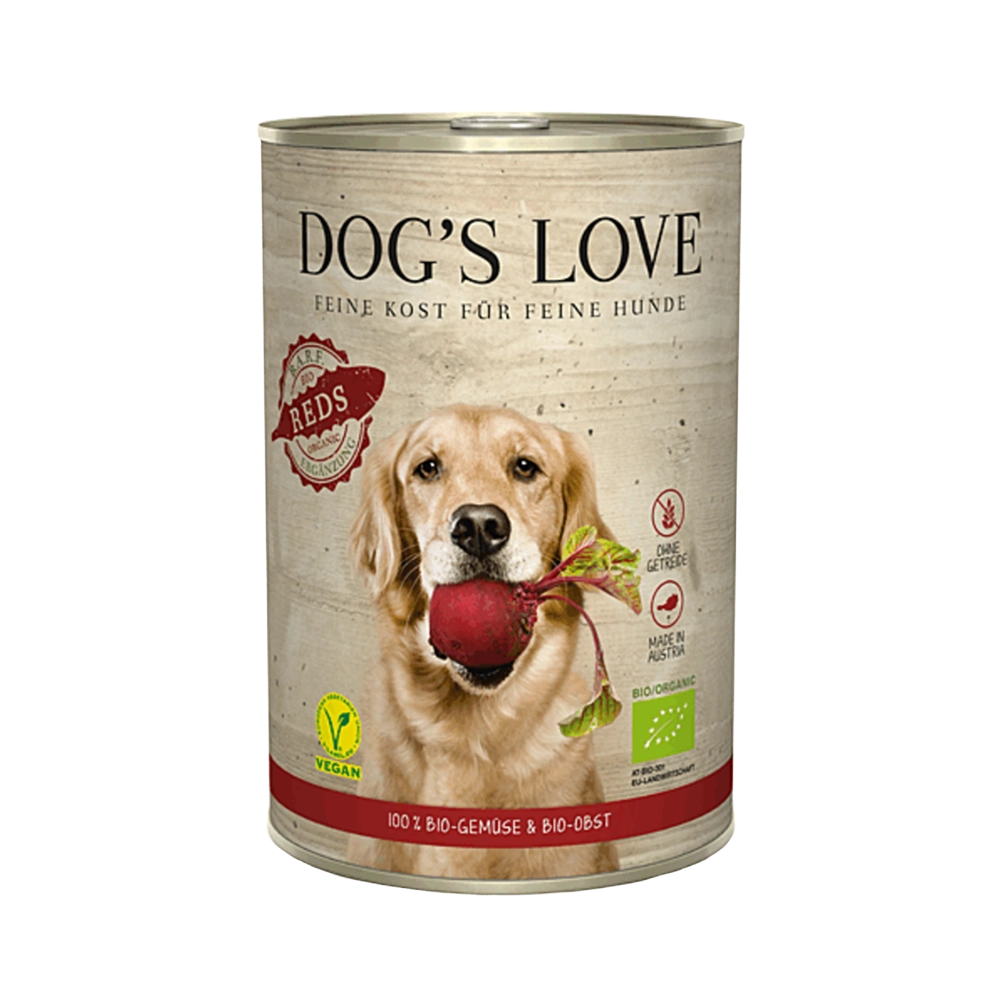 DOG'S LOVE | BIO Reds Vegan-PetsFinest