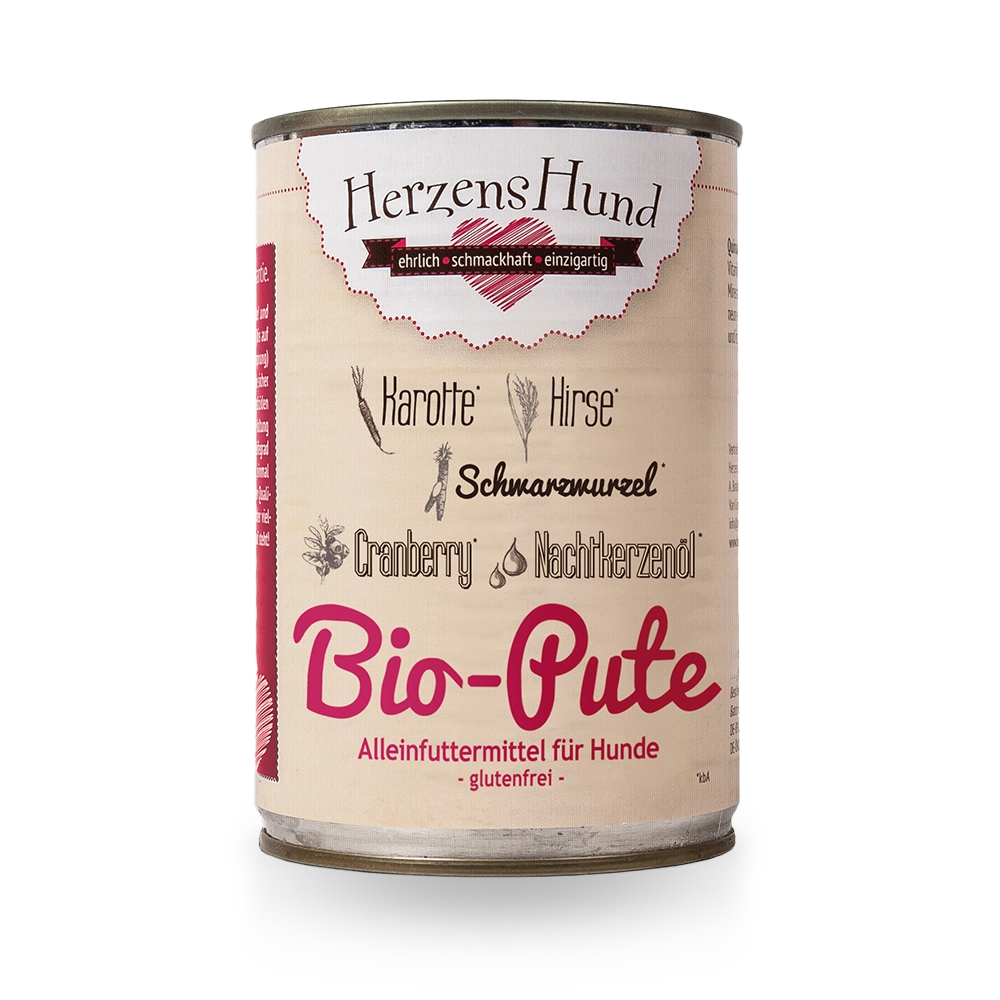 HerzensHund | Bio-Pute mit Bio-Gemüse