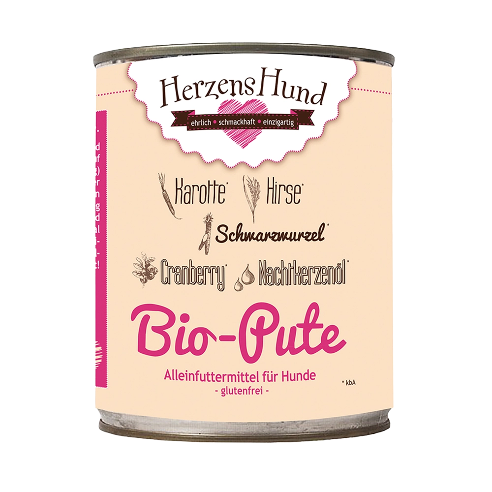 HerzensHund | Bio-Pute mit Bio-Gemüse