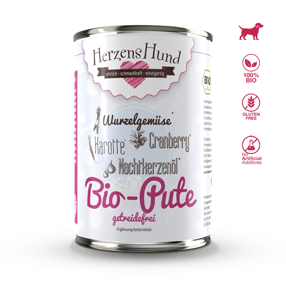 HerzensHund | Bio-Pute mit Bio-Karotte