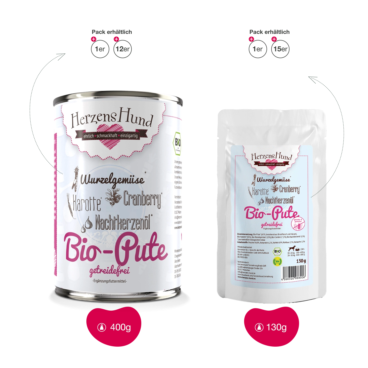 HerzensHund | Bio-Pute mit Bio-Karotte