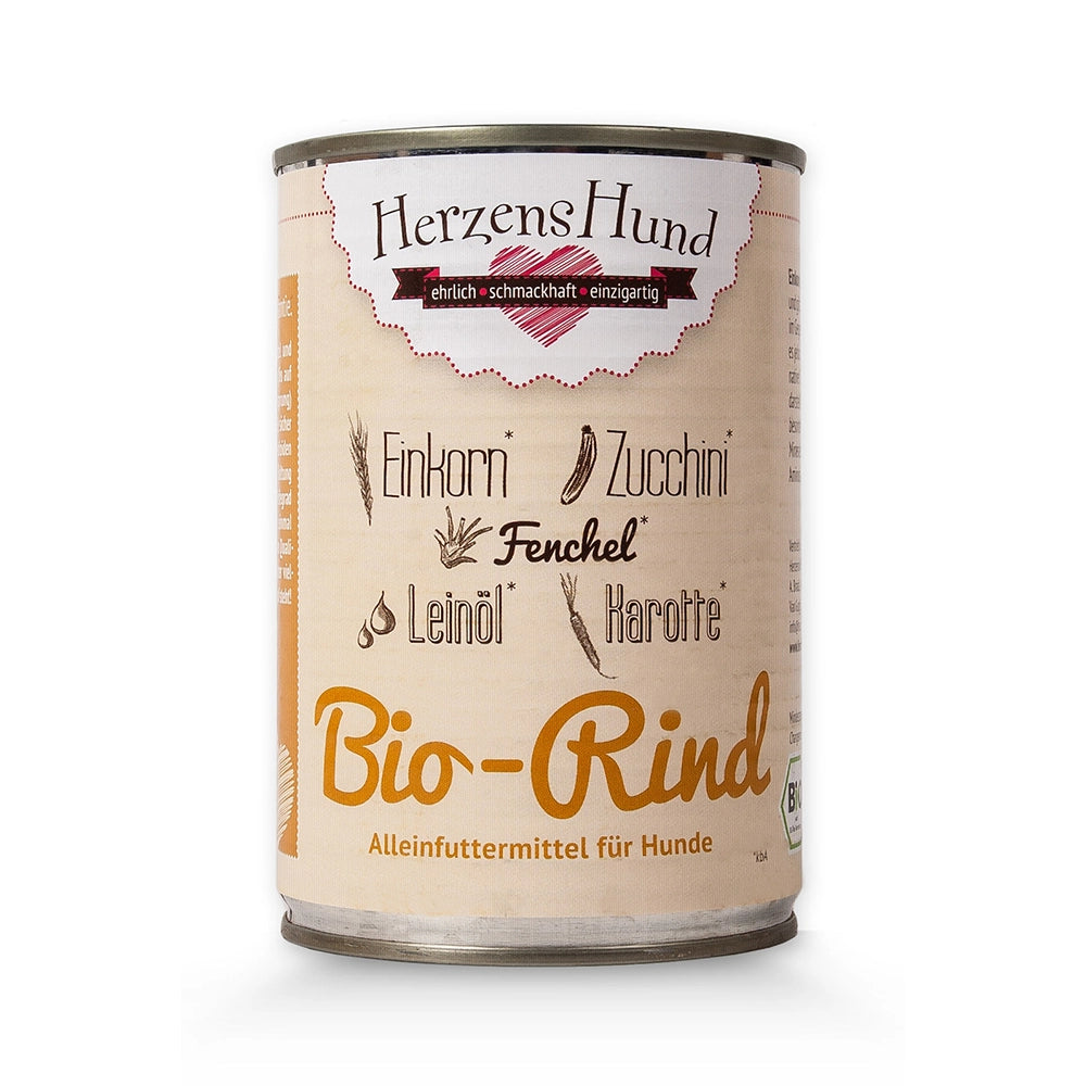 HerzensHund | Bio-Rind mit Bio-Gemüse