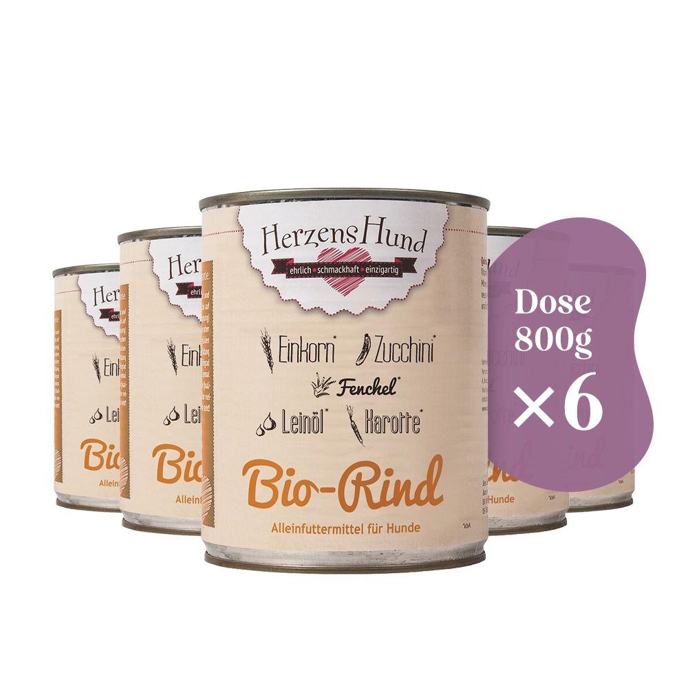 HerzensHund | Bio-Rind mit Bio-Gemüse