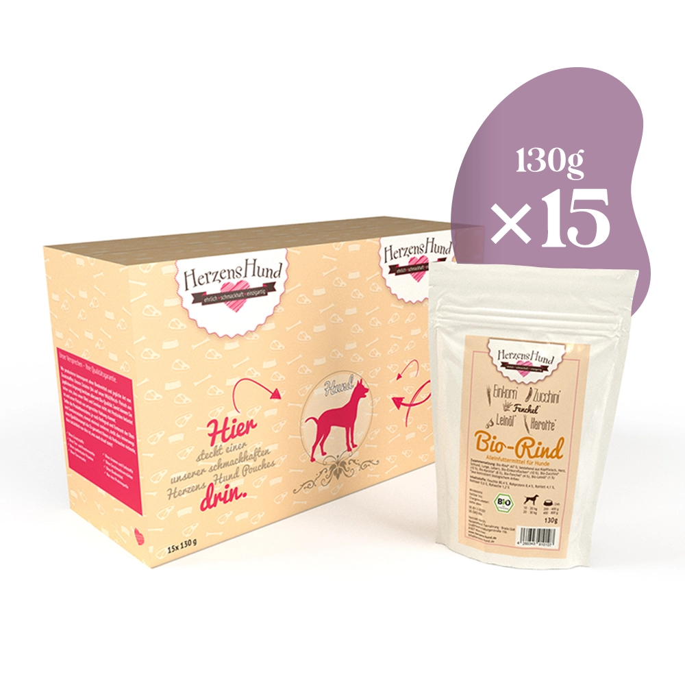 HerzensHund | Bio-Rind mit Bio-Gemüse