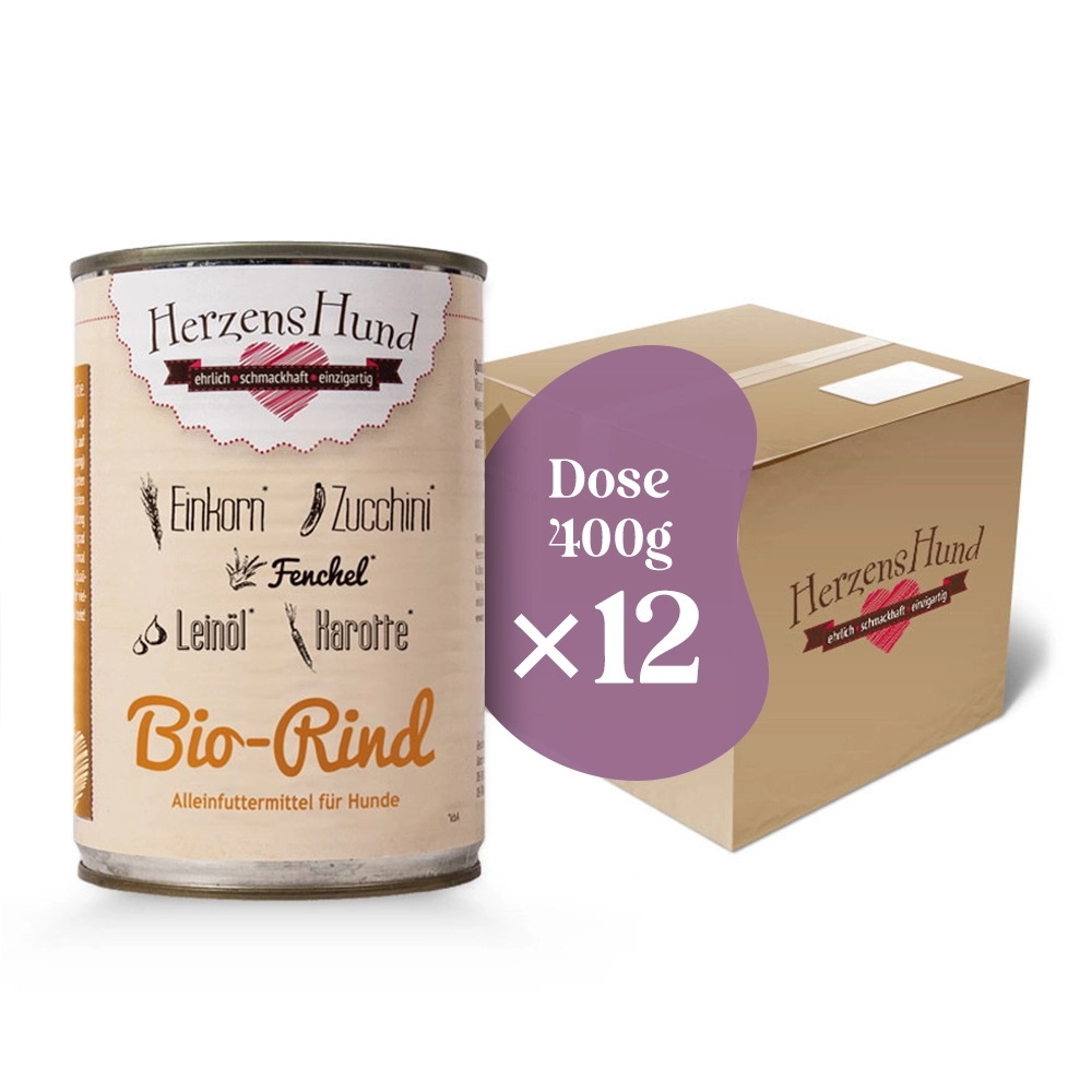 HerzensHund | Bio-Rind mit Bio-Gemüse