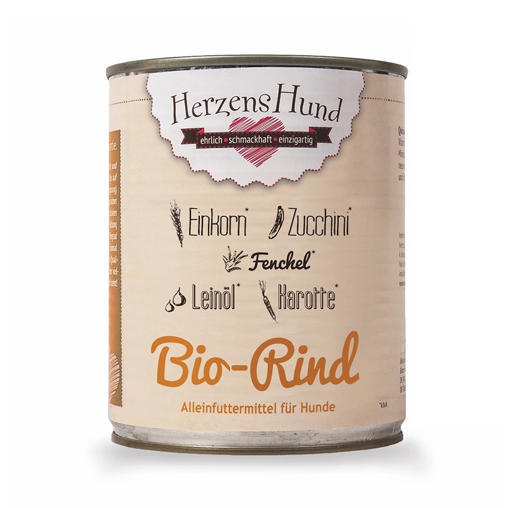HerzensHund | Bio-Rind mit Bio-Gemüse