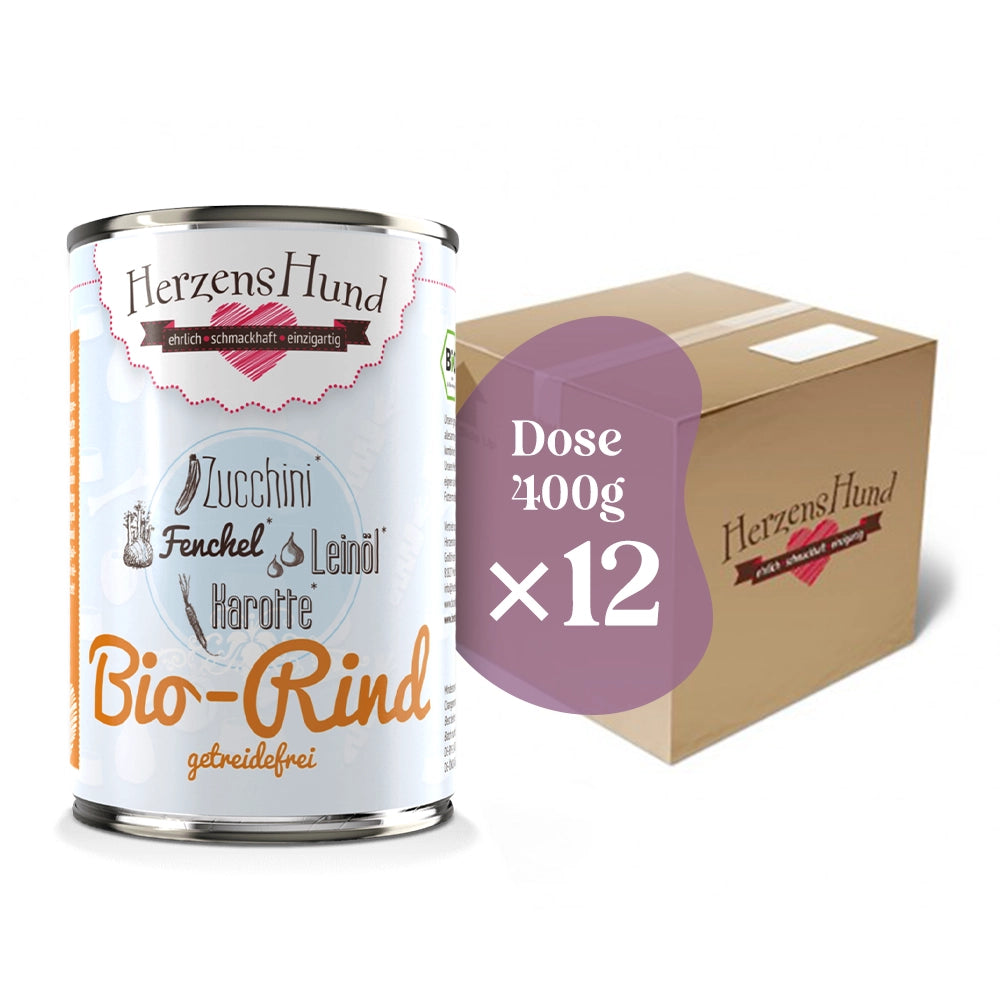 HerzensHund | Bio-Rind mit Bio-Zucchini