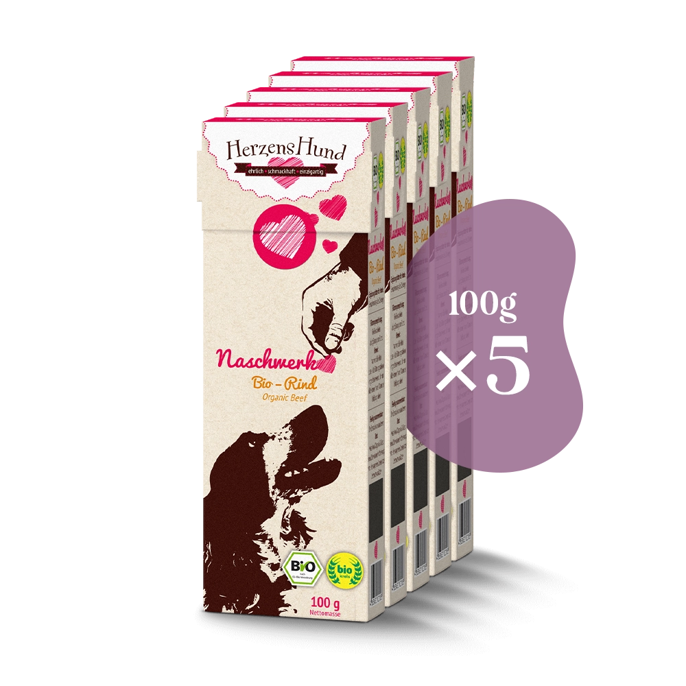 HerzensHund | Naschwerk HerzensHund Bio-Rind 100% Leckerlies