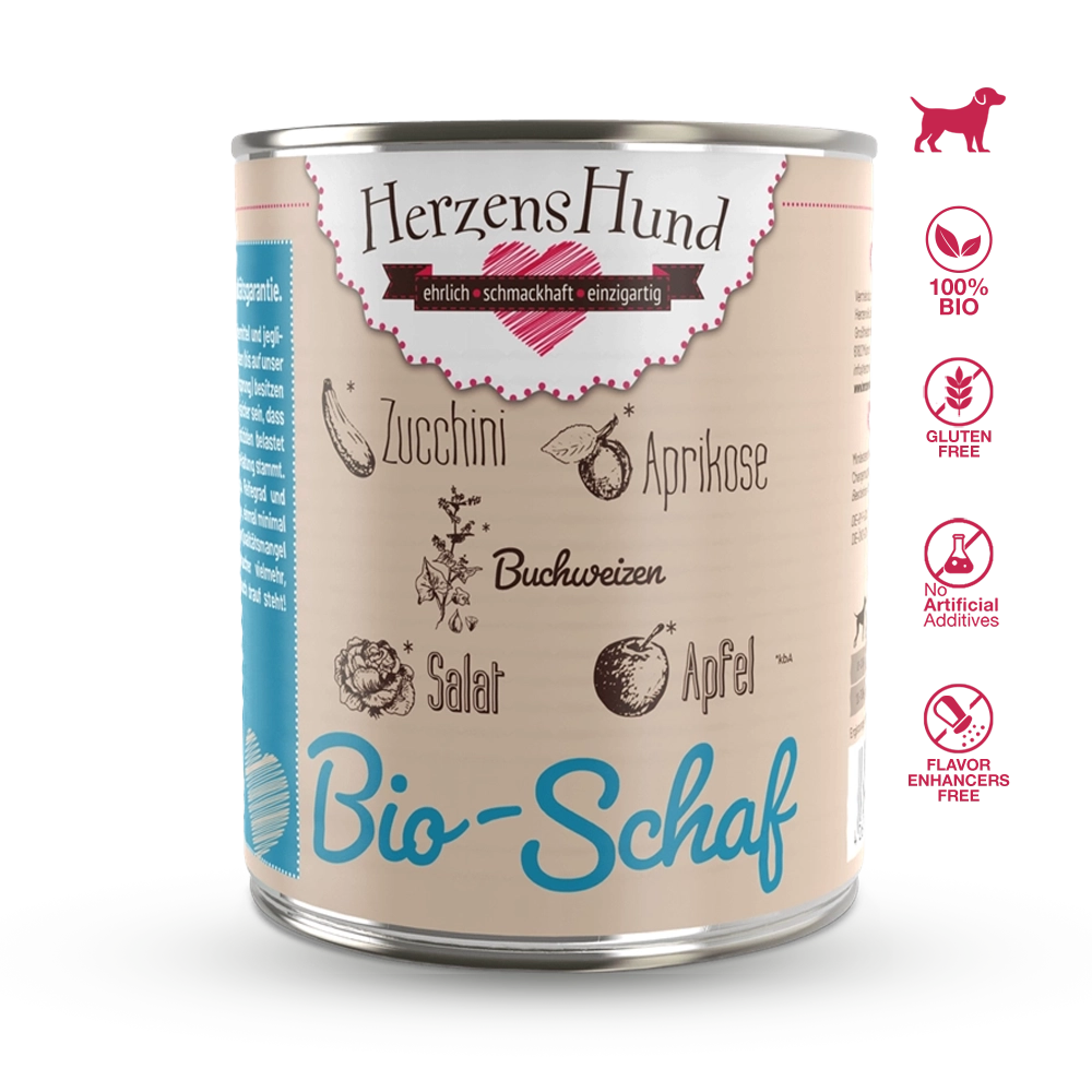 HerzensHund | Schaf mit Bio-Gemüse