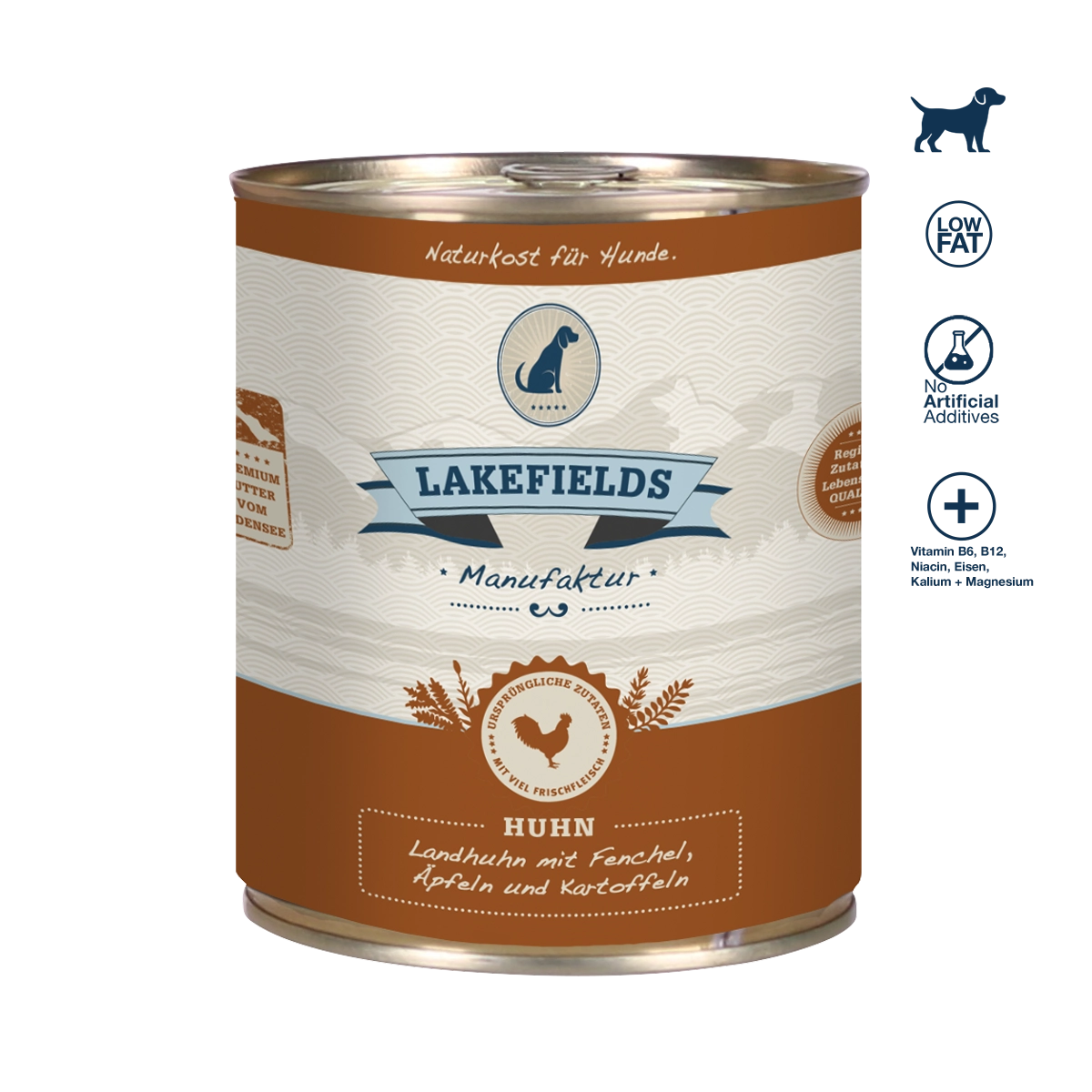 Lakefields | Landhuhn mit Fenchel, Äpfeln und Kartoffeln