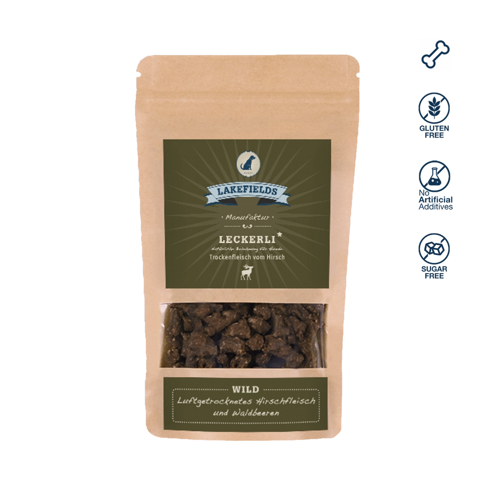 Lakefields | Leckerli Trockenfleisch Wild