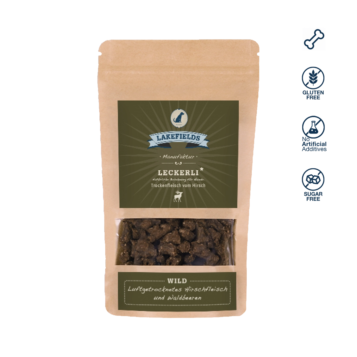 Lakefields | Leckerli Trockenfleisch Wild