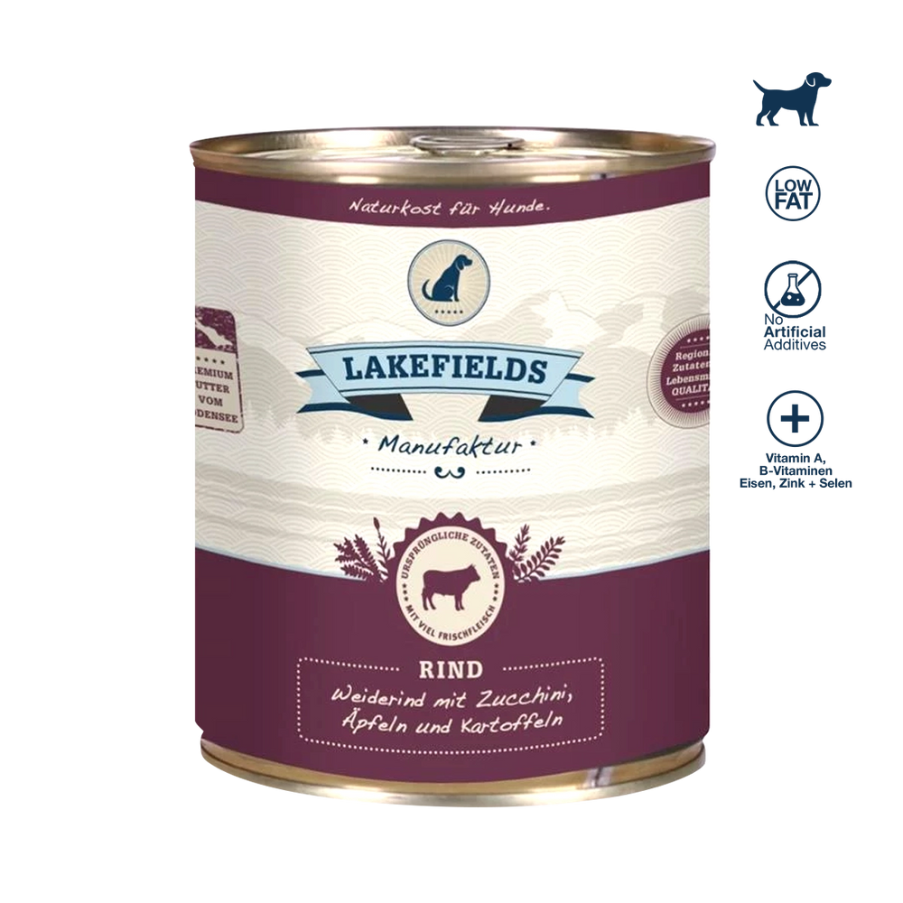 Lakefields | Weiderind mit Zucchini, Äpfeln und Kartoffeln