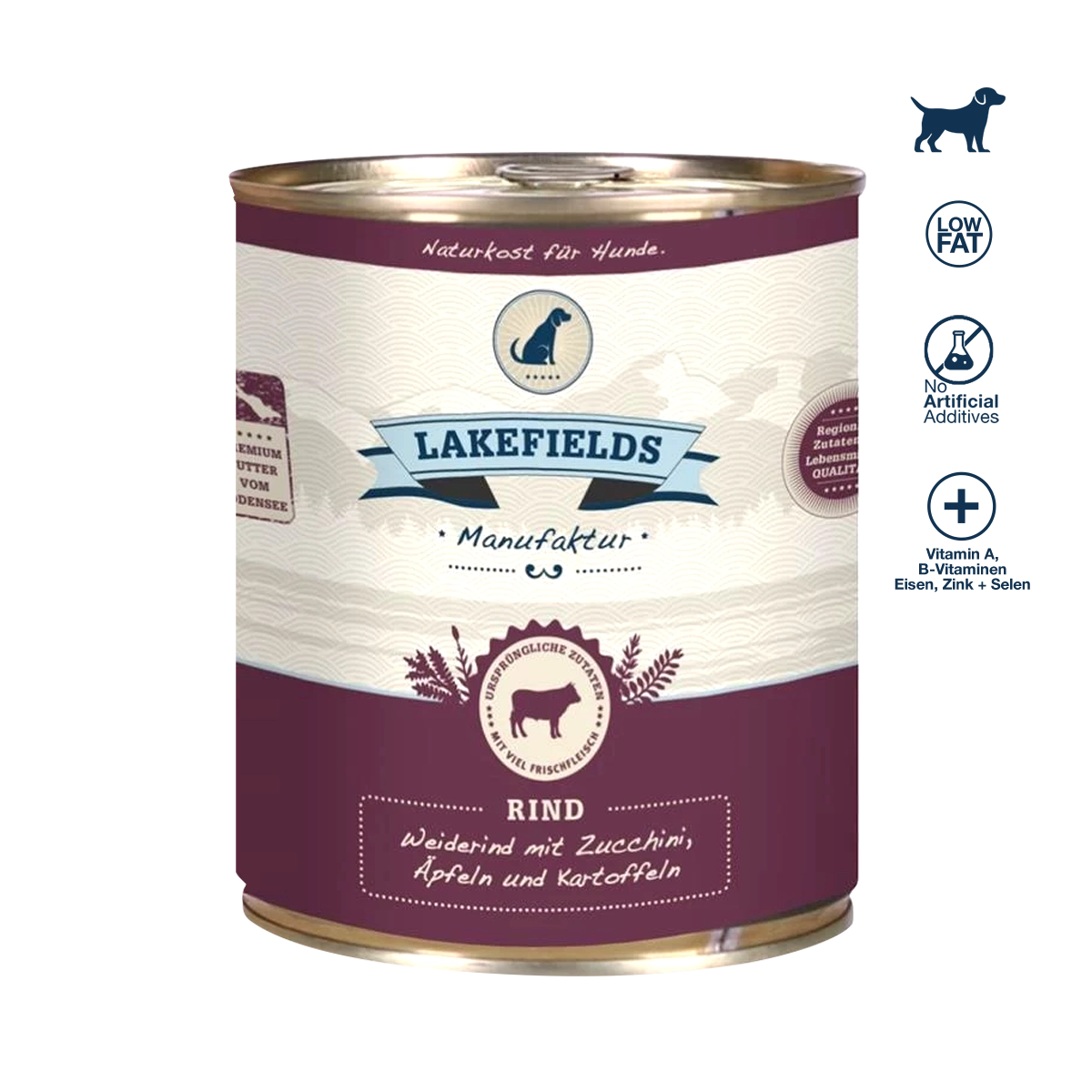 Lakefields | Weiderind mit Zucchini, Äpfeln und Kartoffeln