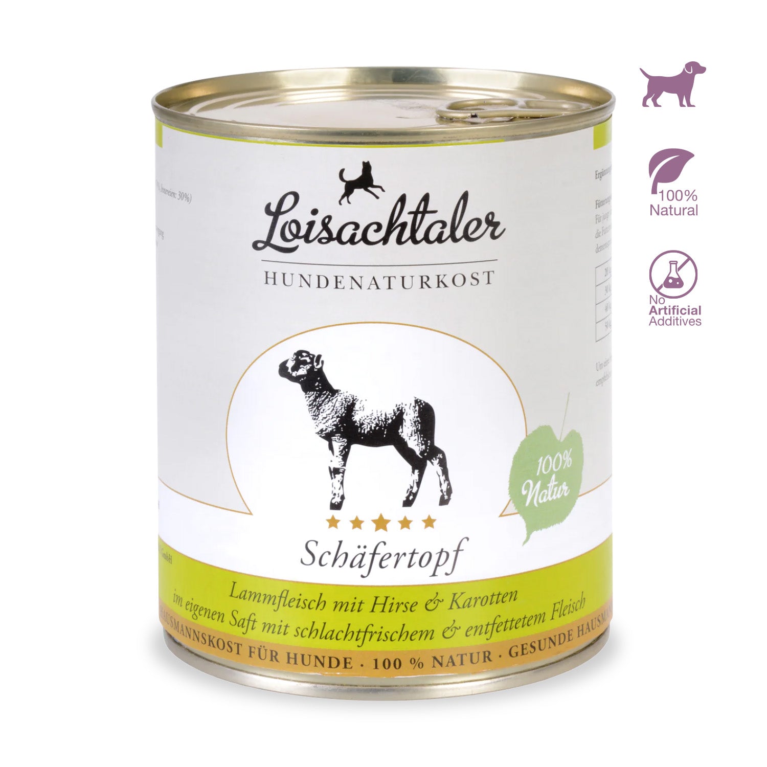 Der Loisachtaler - Schäfertopf von PetsFinest ist 100 % Natur.