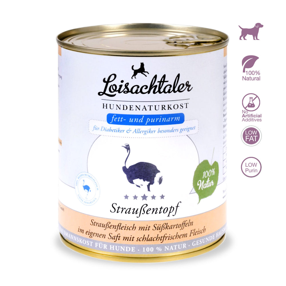 Der Loisachtaler - Straussentopf von PetsFinest ist 100 % Natur.