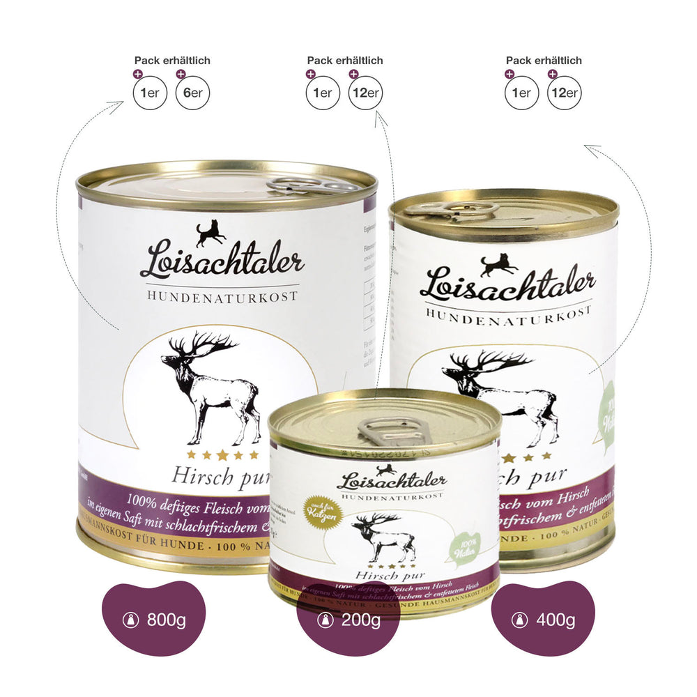 Loisachtaler - Hirsch pur-PetsFinest