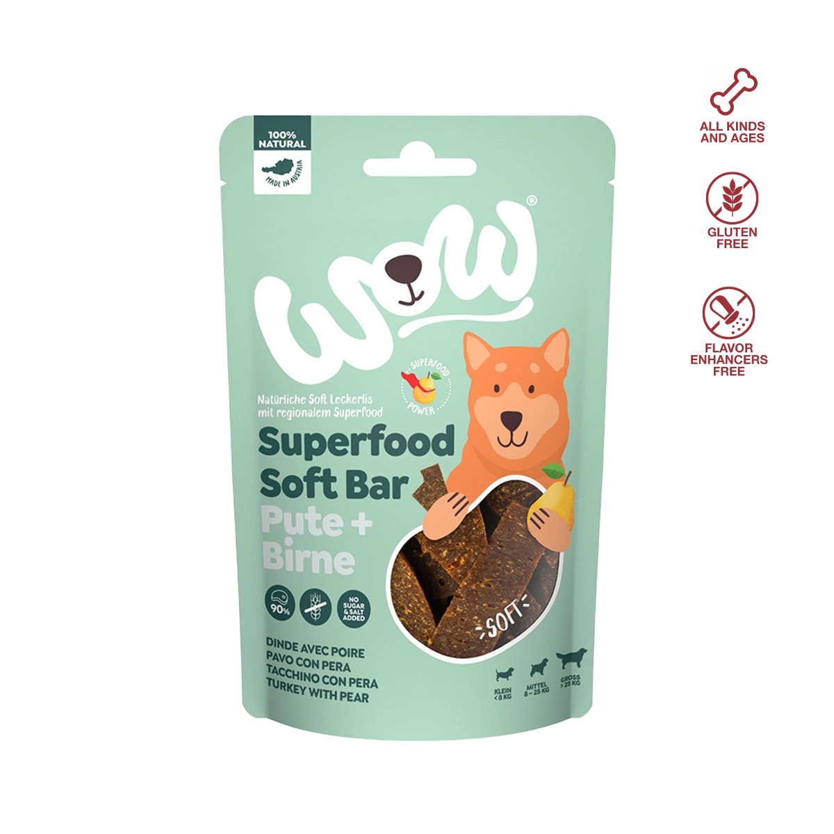 WOW | Soft Bar Pute mit Birne-PetsFinest