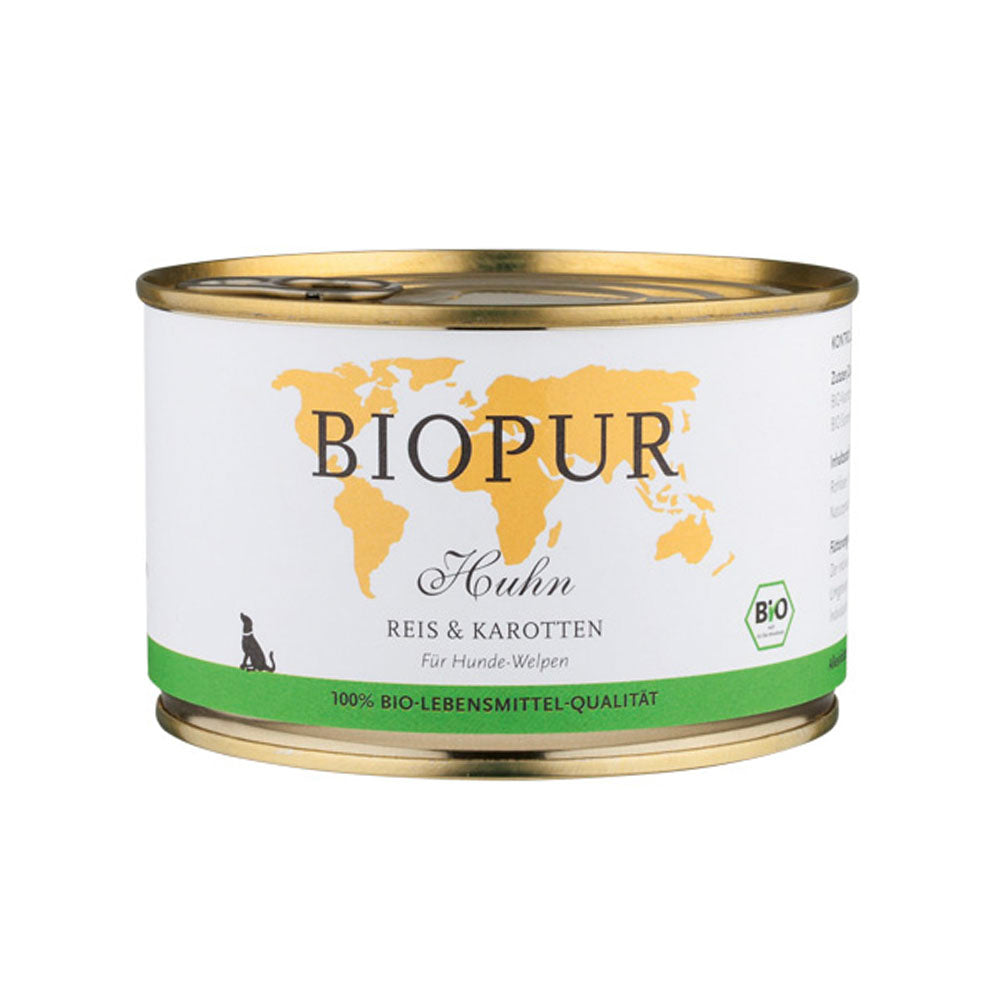 Biopur Hund | Welpen | Huhn, Reis & Karotten-PetsFinest
