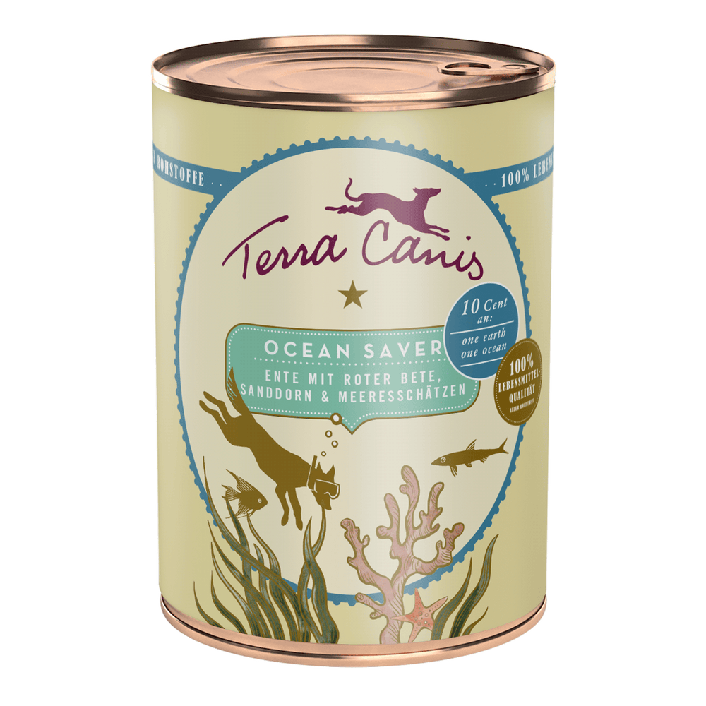 Terra Canis | Ocean Saver - Ente mit roter Beete Sanddorn & Meeresschätzen-PetsFinest