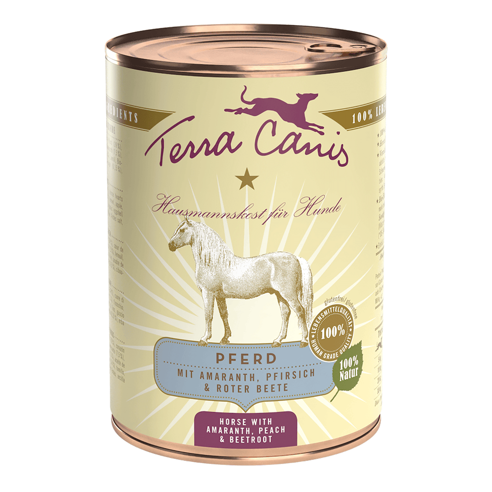 Terra Canis | Pferd mit Amaranth Pfirsich & Roter Beete-PetsFinest