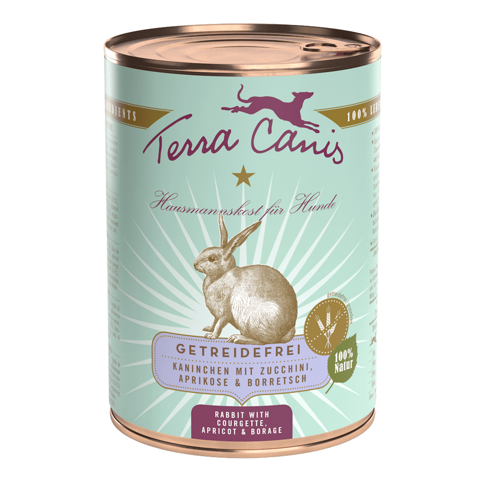 Terra Canis | Kaninchen mit Zucchini Aprikose & Borretsch-PetsFinest