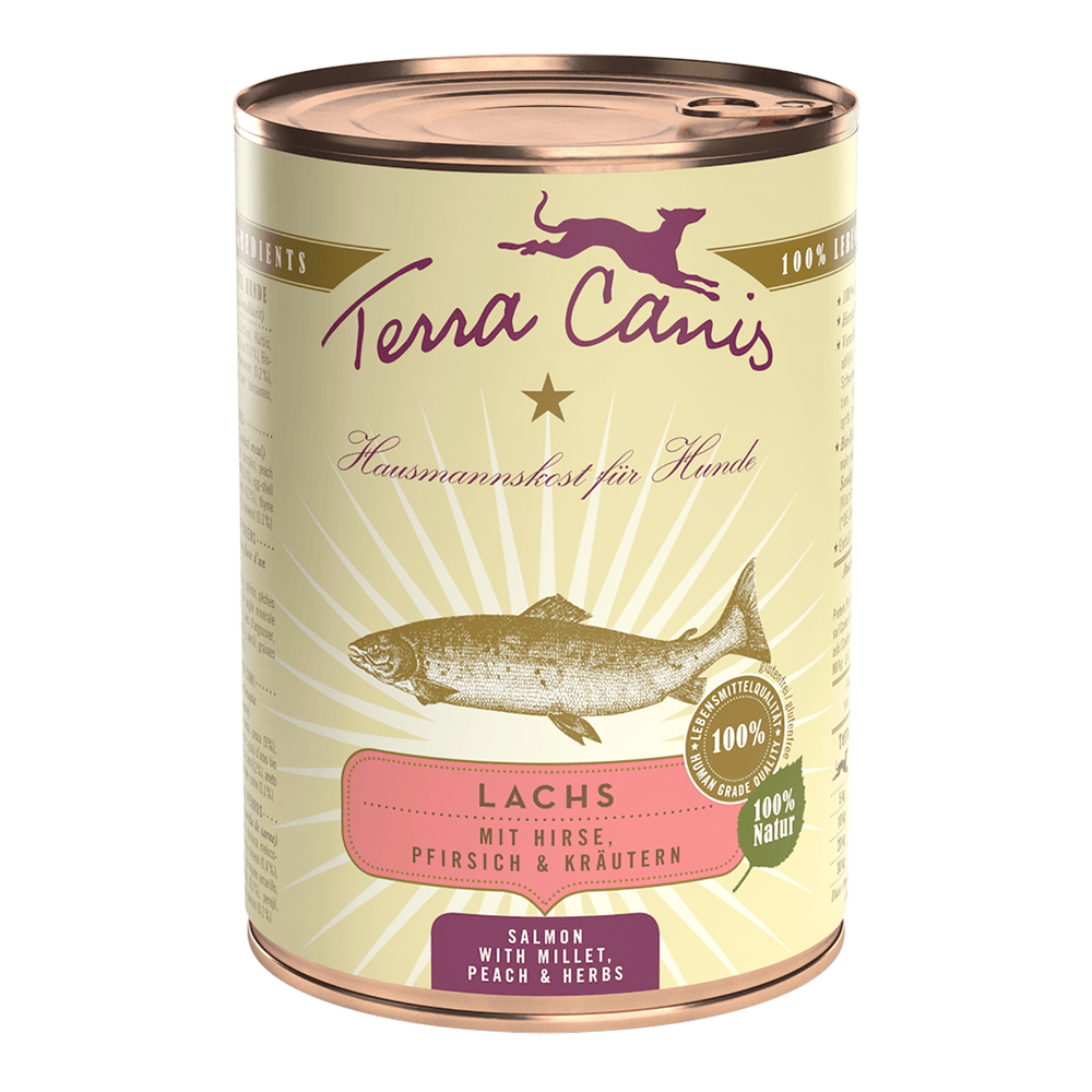 Terra Canis | Lachs mit Hirse Pfirsich & Kräutern-PetsFinest