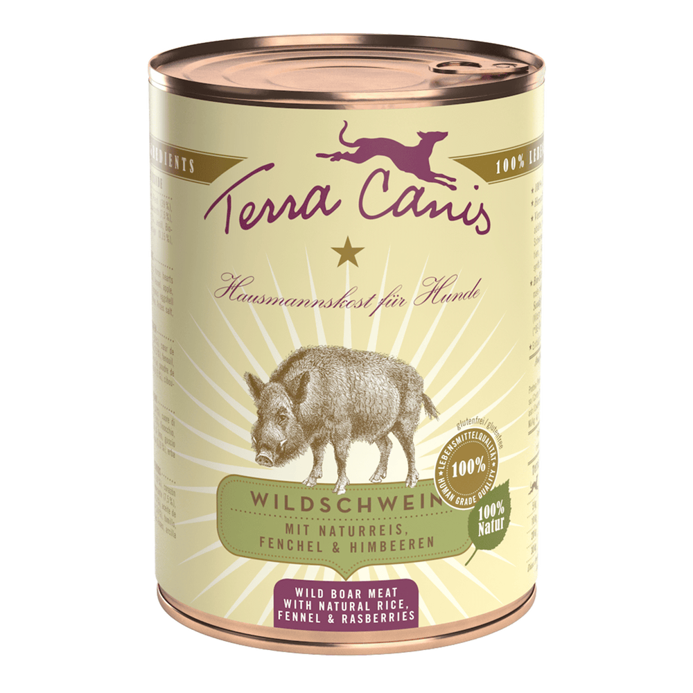 Terra Canis | Wildschwein mit Naturreis Fenchel & Himbeeren-PetsFinest
