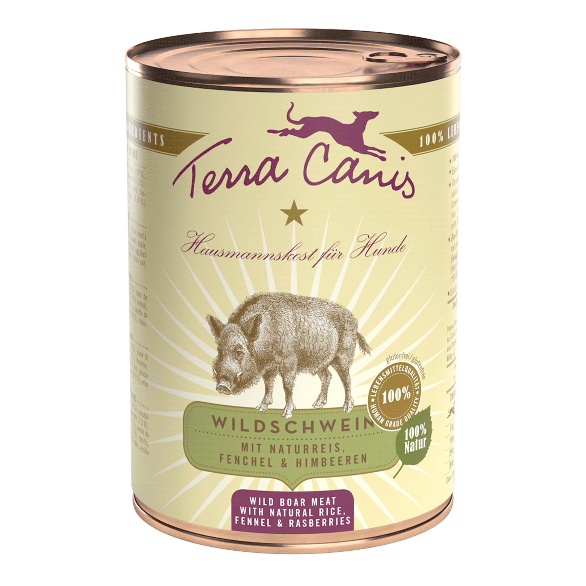 Terra Canis | Wildschwein mit Naturreis Fenchel & Himbeeren-PetsFinest