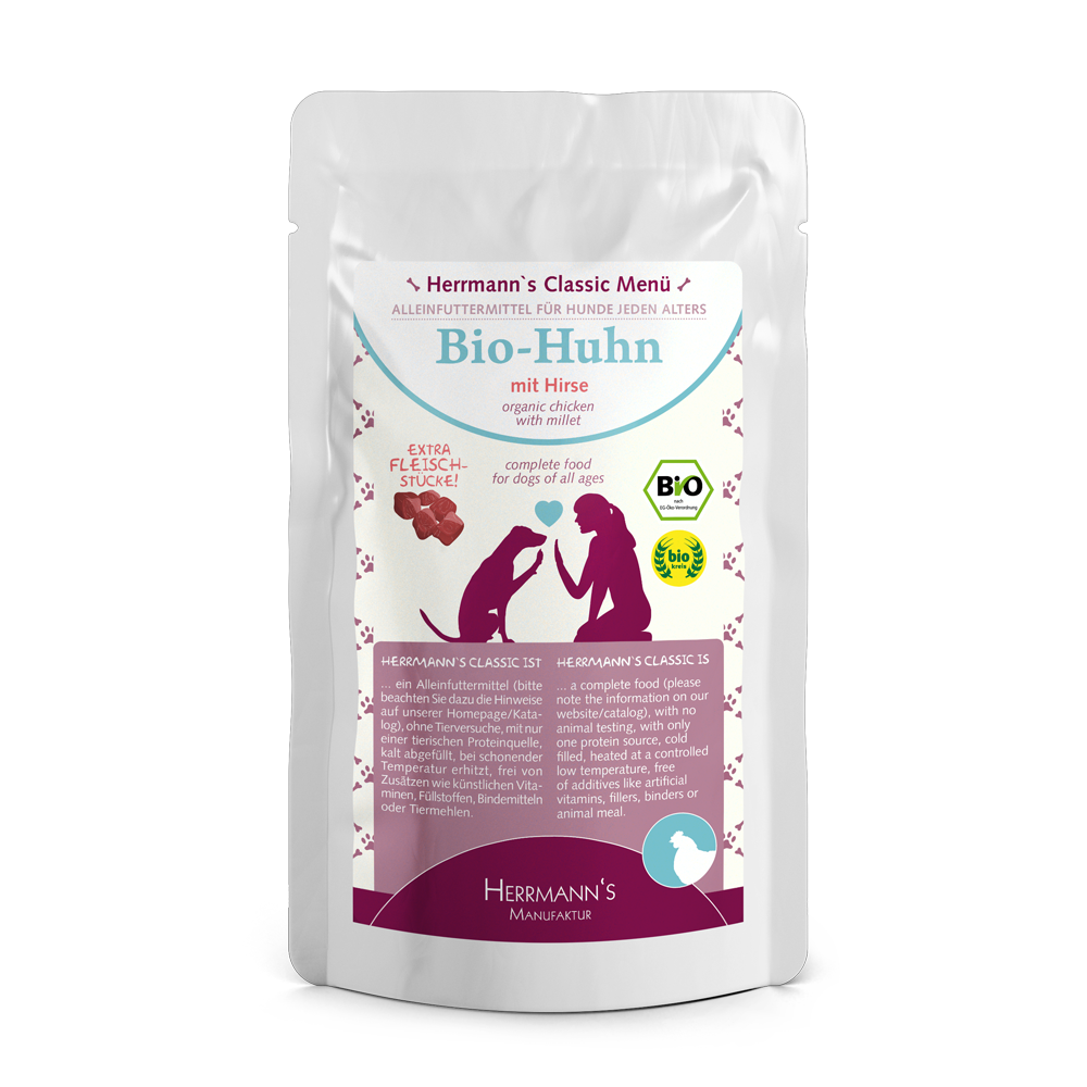 Herrmanns Bio-Huhn mit Hirse | Pack-PetsFinest