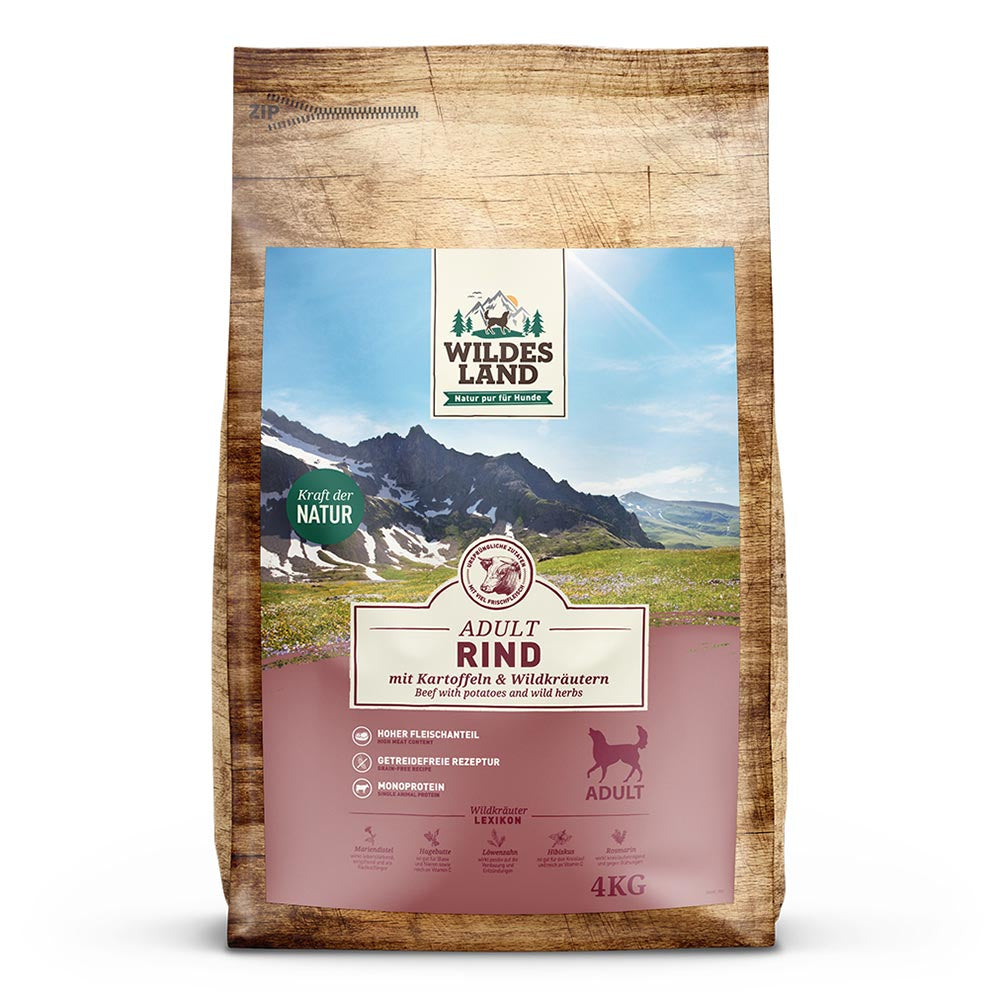Wildes Land | Rind mit Kartoffeln-PetsFinest
