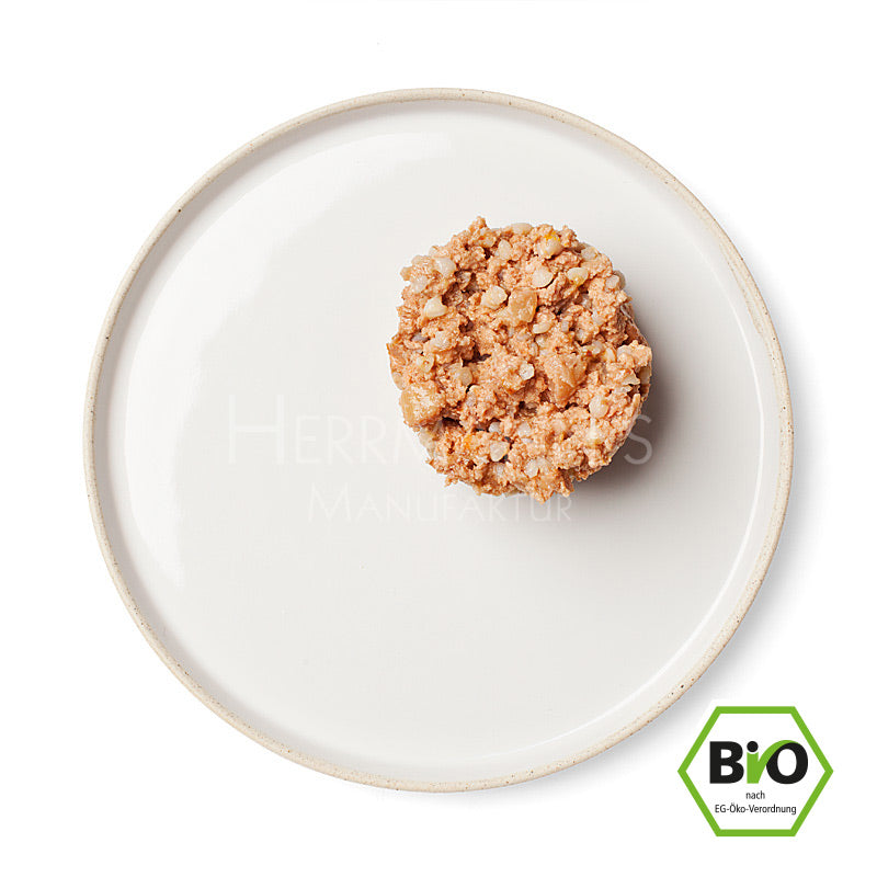 Herrmanns Sensibel Bio-Ente | Fenchel Apfel und Buchweizen | Pack-PetsFinest