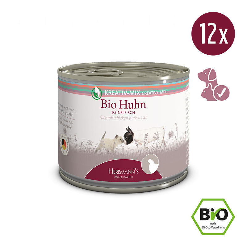 Herrmanns Reinfleisch Bio-Huhn | Dose-PetsFinest