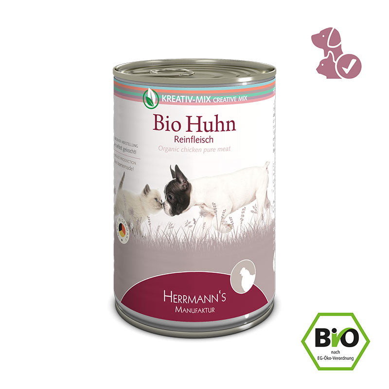 Herrmanns Reinfleisch Bio-Huhn | Dose-PetsFinest