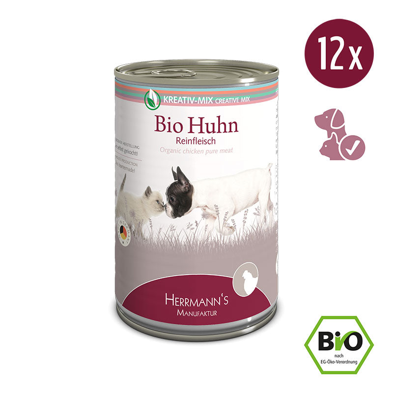 Herrmanns Reinfleisch Bio-Huhn | Dose-PetsFinest