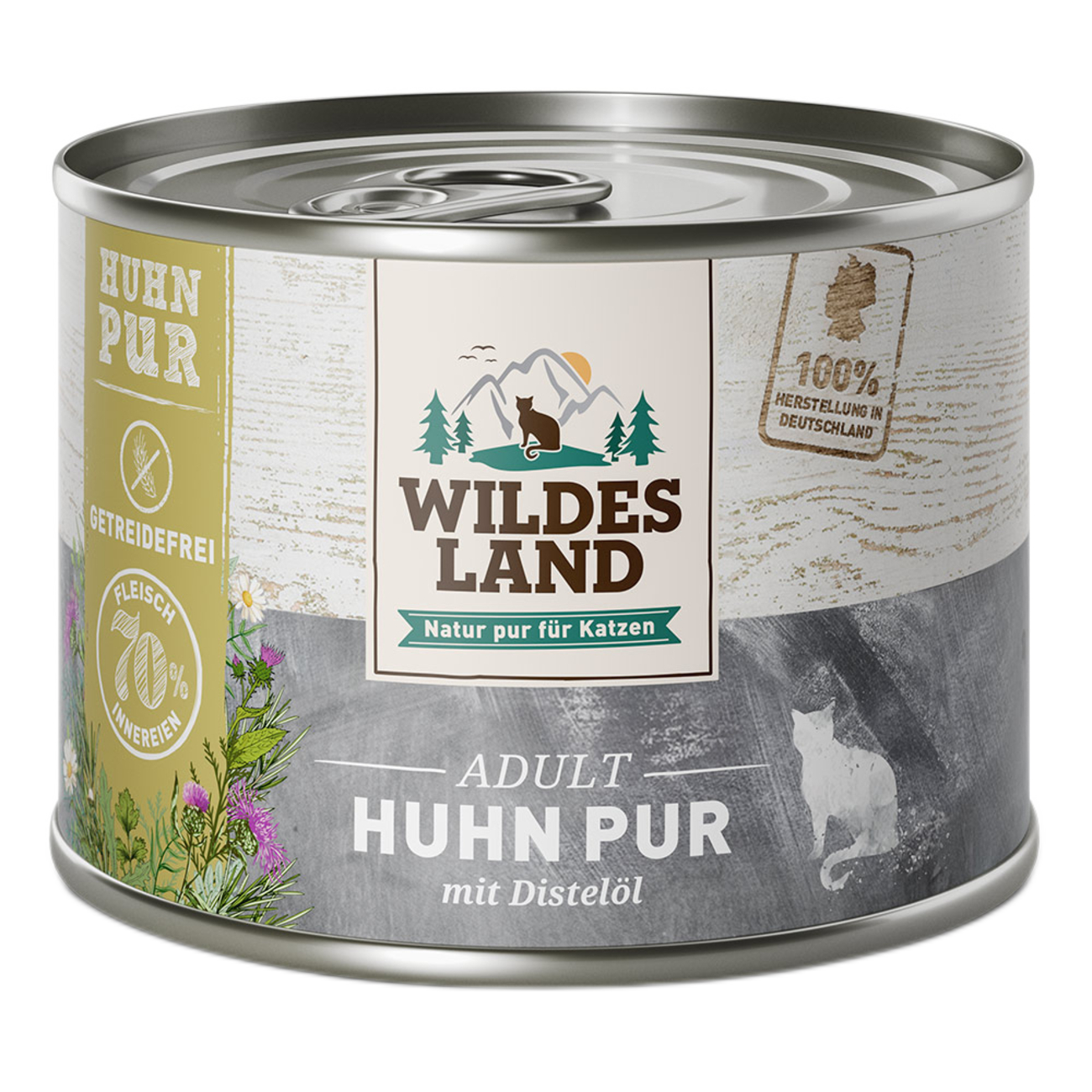 Wildes Land | Huhn PUR mit Distelöl-PetsFinest