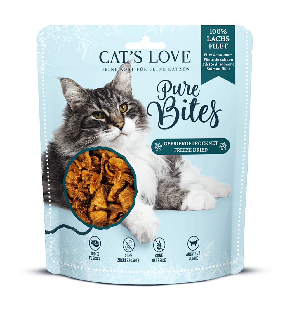 CAT'S LOVE | Pure Bites Lachsfilet-PetsFinest