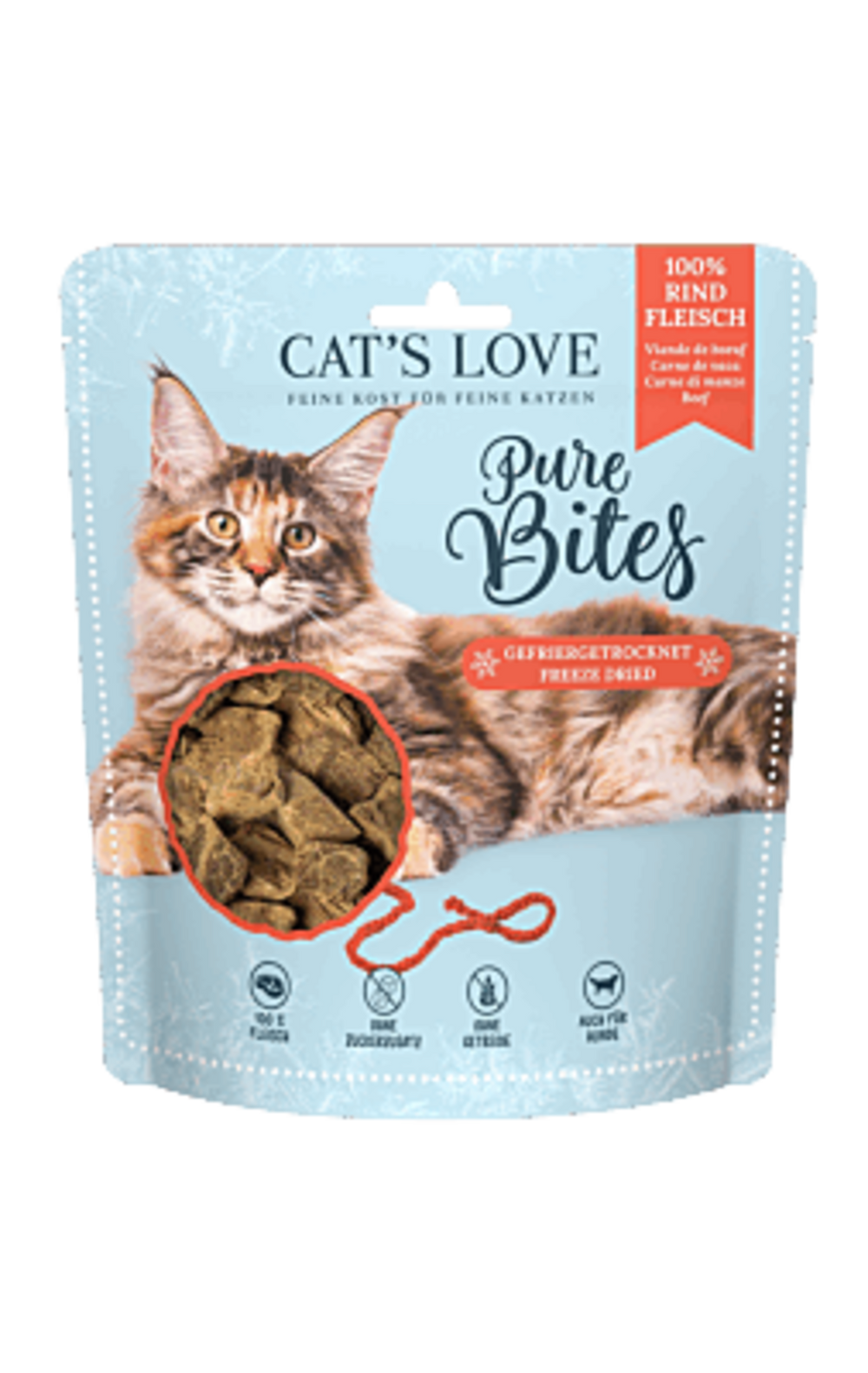 CAT'S LOVE | Pure Bites Rindfleisch-PetsFinest