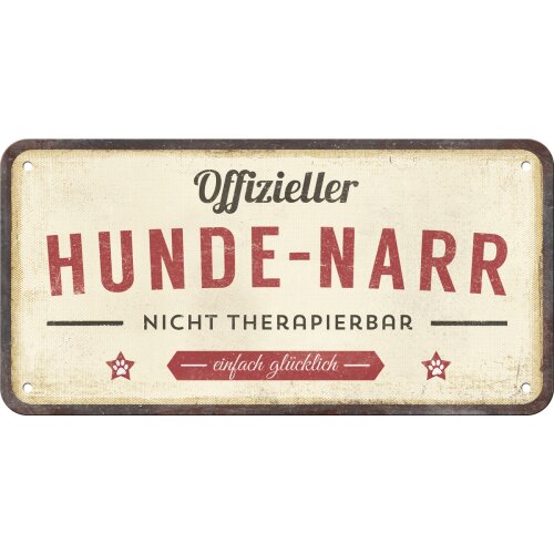 Nostalgic-Art | Hängeschild "Hunde-Narr"-PetsFinest