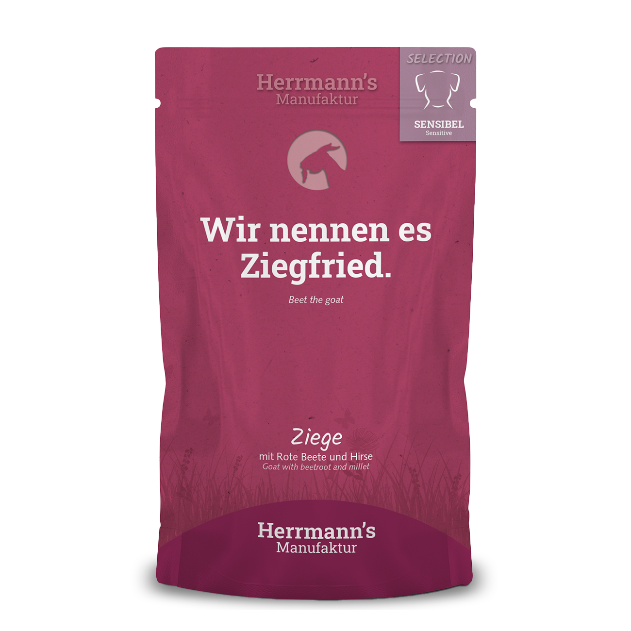 Herrmanns Sensibel Ziege | Rote Beete Apfel und Kürbis | Pack-PetsFinest