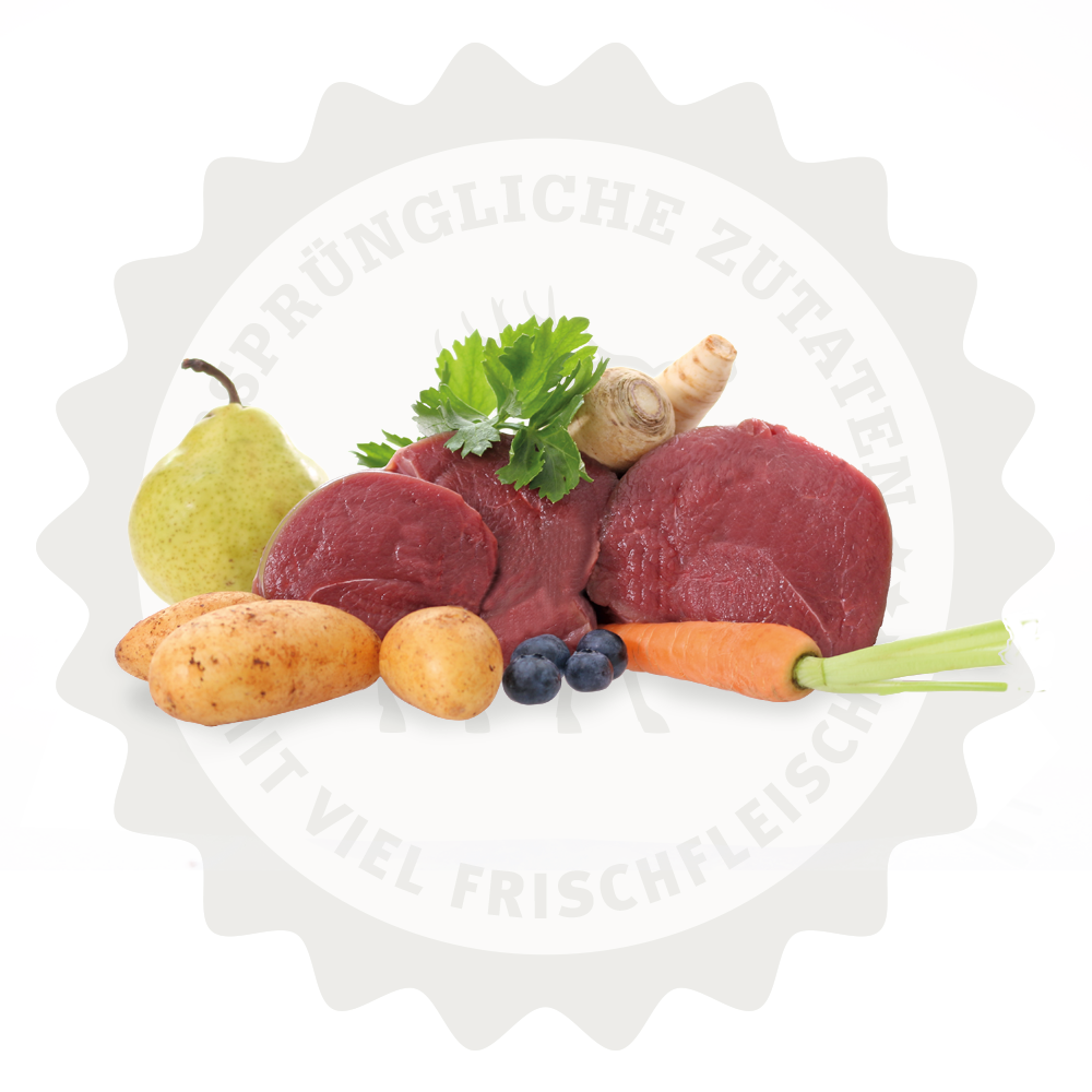 Lakefields | Wildfleisch mit Pastinaken, Karotten und Heidelbeeren-PetsFinest
