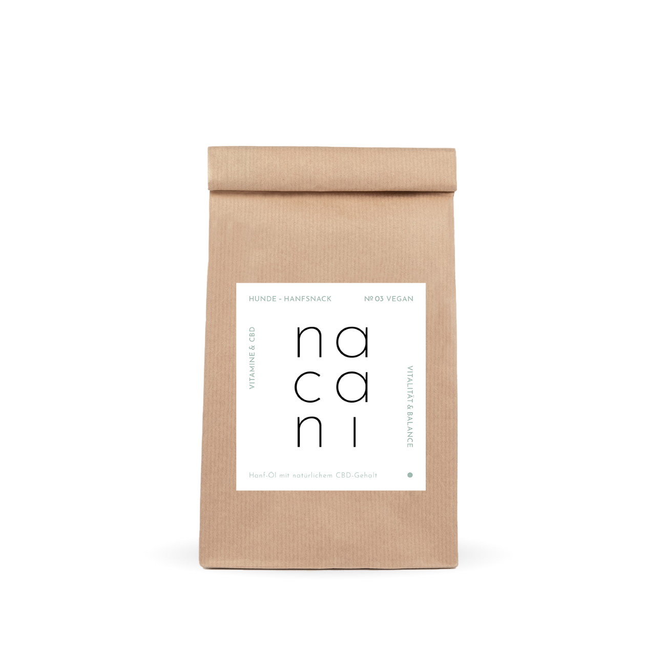 Nacani | Hanf-Leckerli vegan mit natürlichem CBD-Anteil-PetsFinest