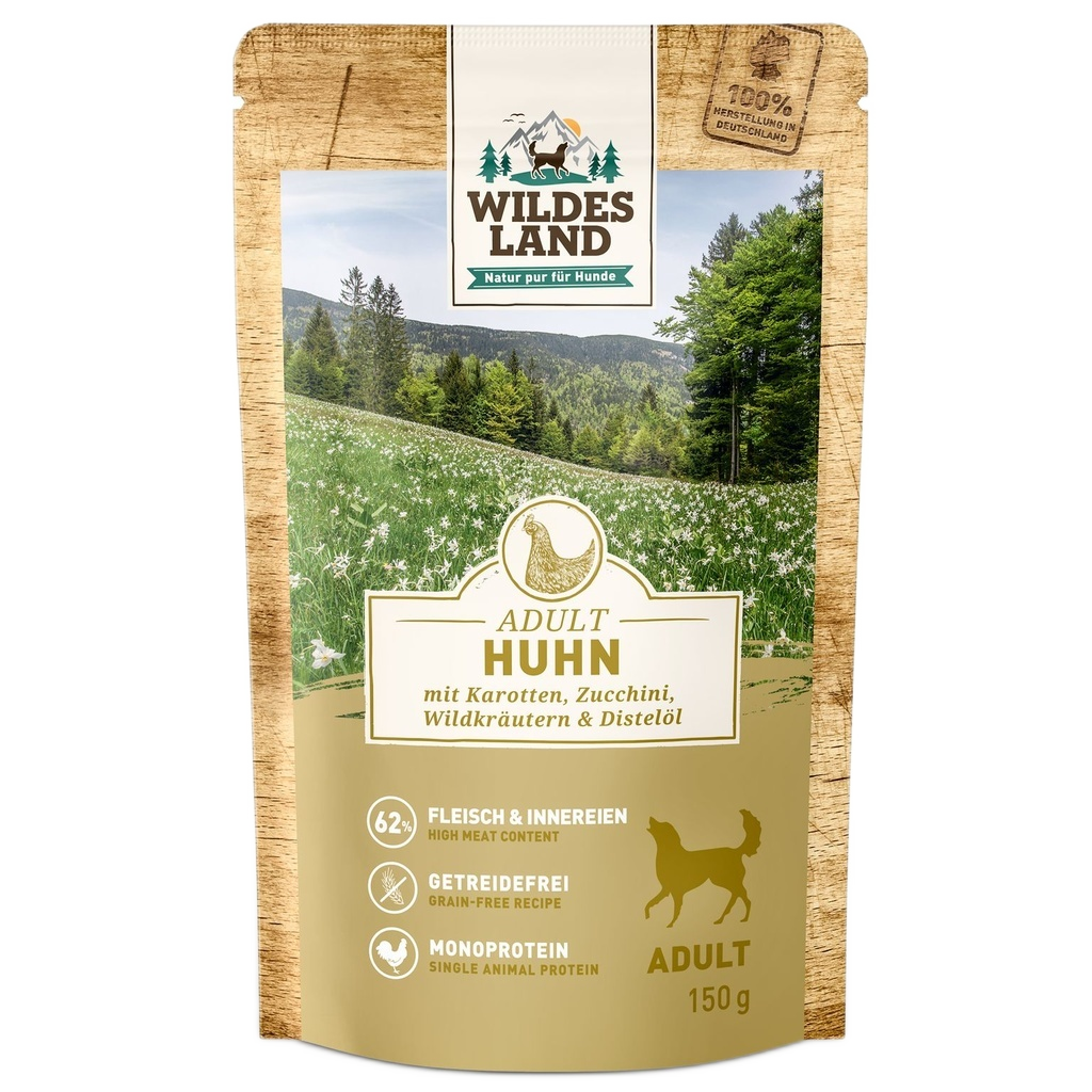 Wildes Land | Huhn mit Karotte & Zucchini-PetsFinest