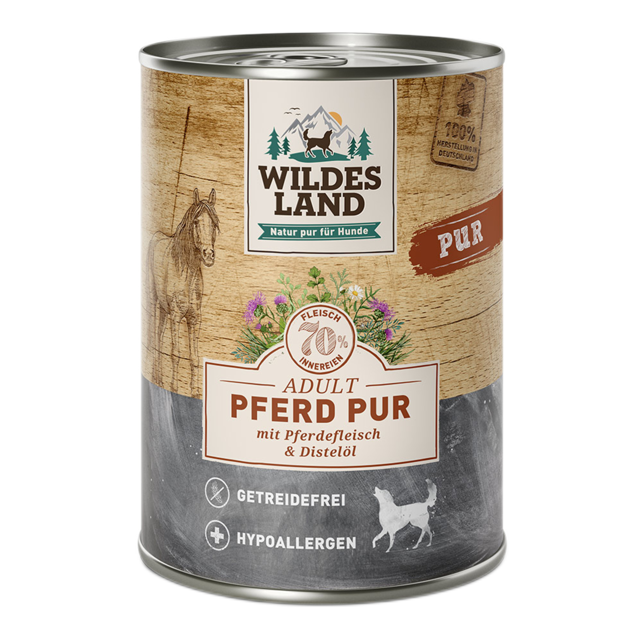 Wildes Land | Pferd PUR mit Distelöl-PetsFinest