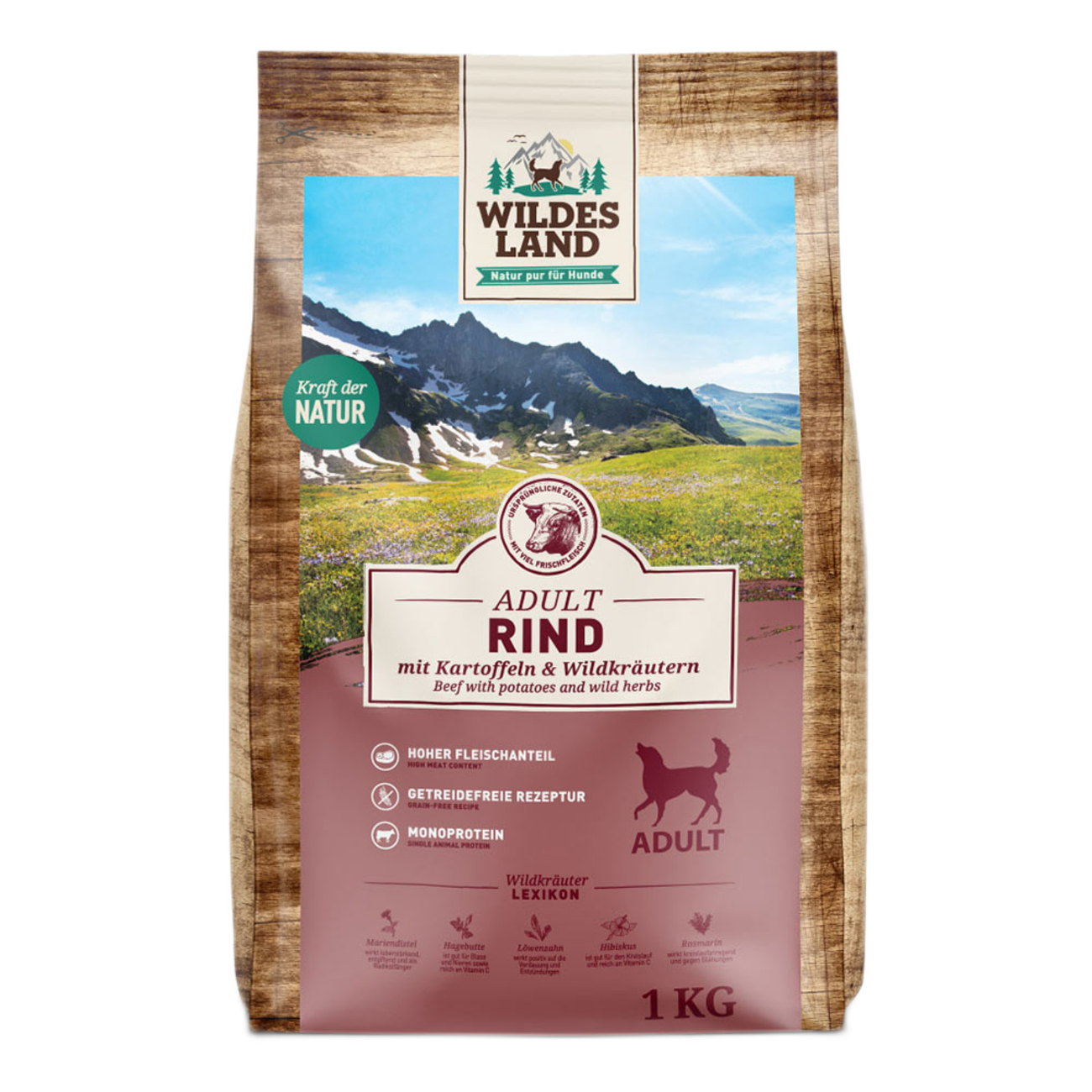 Wildes Land | Rind mit Kartoffeln-PetsFinest
